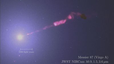 James Webb telescope finds something 'very exciting' shooting out of first black hole ever imaged