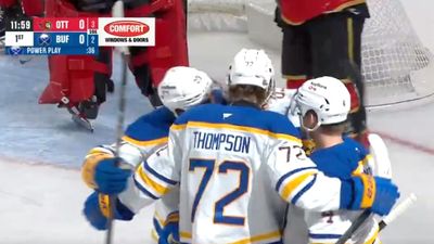 Sabres Take First Lead of NHL Season by Scoring the Most Improbable Goal