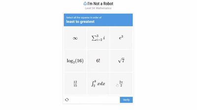 How to beat I’m Not a Robot level 34 – Select all the squares in order of least to greatest