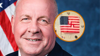 GOP rep caught with swastika flag in office, Capitol Police summoned, he says he’s being framed