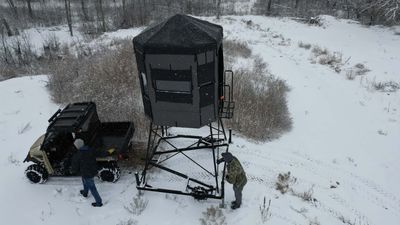 You Can Tow This Hunting Blind With a UTV, Making It Far Easier to Change Spots