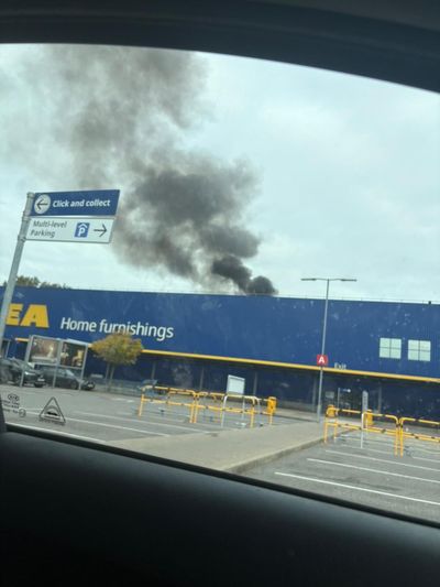 Hundreds evacuated from Ikea Wembley as solar panels catch fire