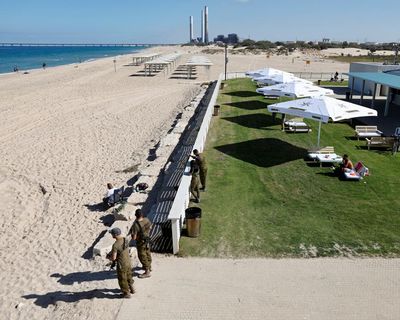 ‘I can breathe again’: Israel’s Zikim beach open for first time since 7 October attack