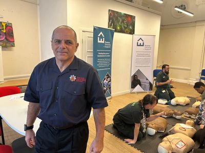 Firefighter who survived cardiac arrest cycling to work backs campaign for more defibrillators