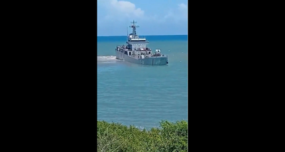 Venezuelan Navy Training Exercise Backfires After Ship Partially Sinks Amid U.S. Deployment Tensions