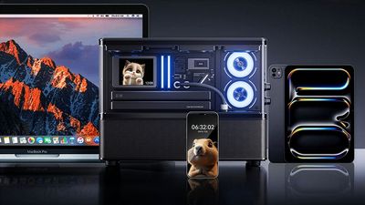 No, this isn't a new gaming PC – it's a desktop speaker with a screen