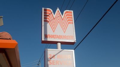 ‘They have your food’: Wild Whataburger brawl over a food mix-up leaves 7 arrested and a man punched into the fetal position