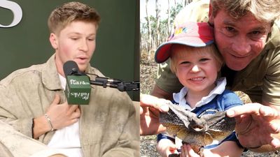 Robert Irwin Chokes Up When Recalling A Video Message Steve Irwin Left For Him