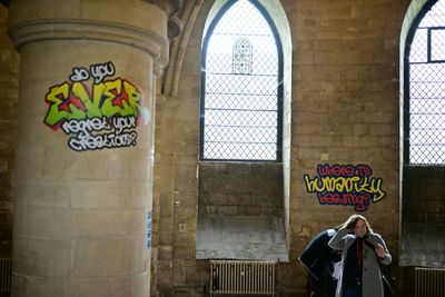 Canterbury Cathedral Graffiti Exhibition Asks Questions Of God
