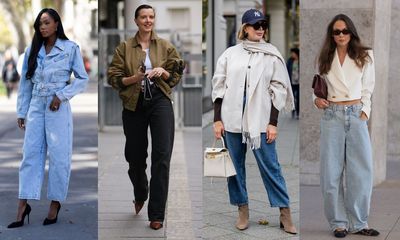 Still the most coveted denim style of the season, these are the best shoes to wear with barrel leg jeans