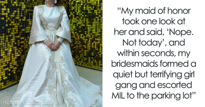 Bridal Party Prepares An Outfit Change For Groom’s Mom, Knowing She’ll Pull A Stunt, And She Does