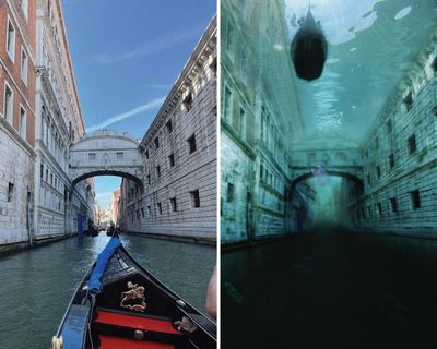 Overconsumption and ruin: before and after images visualise how tech could harm our planet