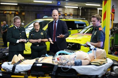 William praises ambulance service for encouraging staff to speak up over abuse