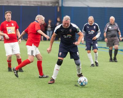 The beautiful stroll: England’s seniors take walking football to world stage