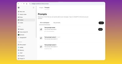 ChatGPT May Soon Get a Built-In Prompt Library, Leaks Suggest