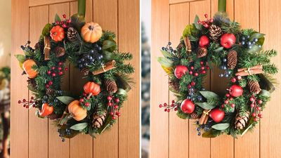Forget buying two wreaths, this 'interchangeable' Lakeland design is made for autumn and Christmas
