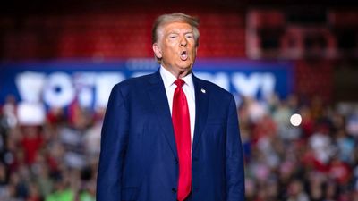 ‘Grandpa’s sun downing’: Trump appears to have lost his hearing as well as is intellect as he’s asked about his own statements