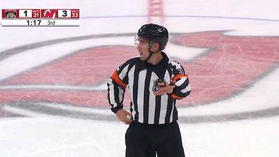 A Panicked NHL Referee Made Hilarious Error During Goal Review: 'Oh Sorry!'