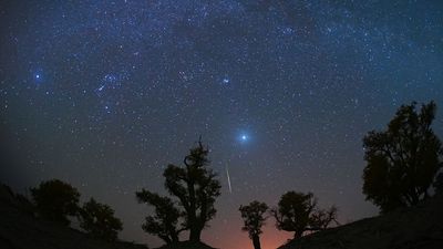The Orionid meteor shower peaks under dark, moonless skies next week. Here's how to see it