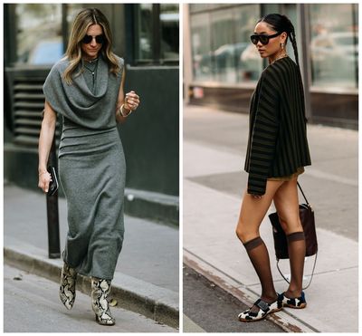 It Girls Are Ditching Their Black Boots for Fall’s Wild Animal-Print Shoe Trend