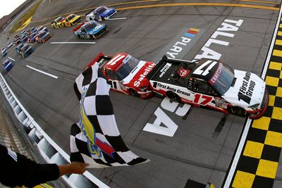 Gio Ruggiero earns first NASCAR Truck win in Tricon 1-2 at Talladega