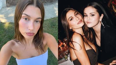 Hailey Bieber Denies Selena Gomez Feud (Again) After Apparent Dig At Rare Beauty