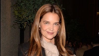Katie Holmes just gave our favourite jeans and blazer outfit formula an autumn update