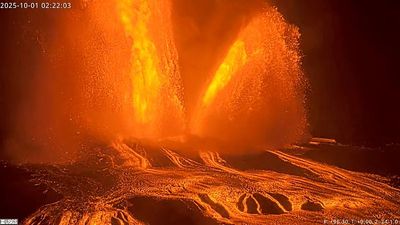 WATCH: 'Record high' lava fountains seen at Hawaii's Kilauea volcano in latest eruption