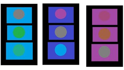 This perplexing optical illusion proves the power of colour theory