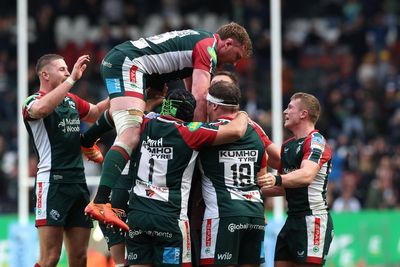 Lewis Moody inspires Leicester to victory over Bath on emotional return after MND diagnosis
