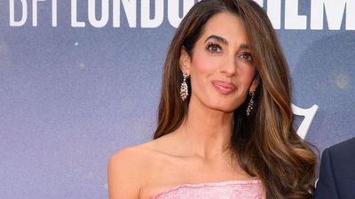 Statement earrings are a must for party season, and Amal Clooney’s glitzy pair served up some serious sparkle inspiration