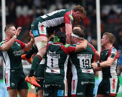 Billy Searle’s last-ditch penalty seals poignant Leicester win against Bath