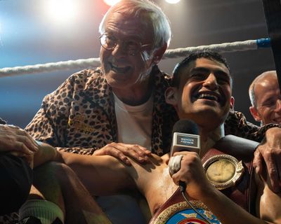 Giant review – Prince Naseem biopic with Pierce Brosnan on hand misses the punch