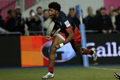 Rising star Noah Caluori plunders five tries as Saracens overwhelm Sale