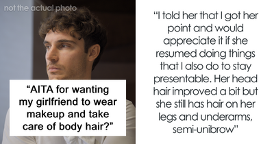 Woman Stops Shaving And Wearing Makeup, Making Boyfriend Regret Mocking Her Long Beauty Routine
