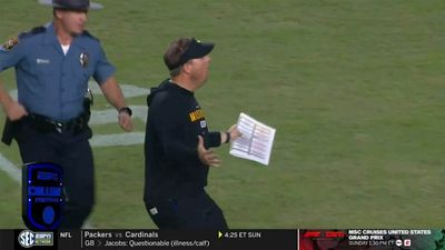 Eli Drinkwitz Mistakenly Celebrating Missouri’s Missed Overtime FG Is All-Time Blooper