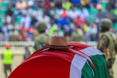 Final interment for Kenya's former prime minister Odinga underway