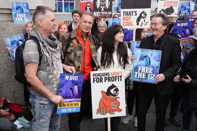 Protesters demand penguins 'trapped in basement' of London aquarium are set free