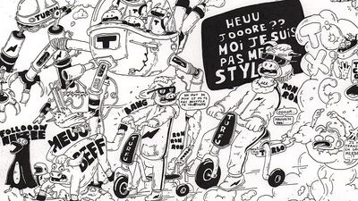 How minimal tools and accepting mistakes make this artist's work feel spontaneous