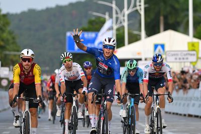Tour of Guangxi: Paul Double wins final men's WorldTour stage race of 2025 season, as Paul Magnier claims fifth bunch sprint in six days