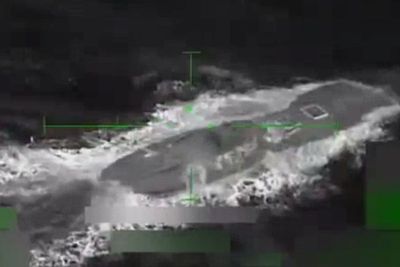 Trump shares footage of missile strike on ‘drug submarine’