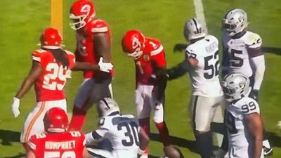 New Video Shows Chiefs’ Xavier Worthy Getting Away With Rude Penalty vs. Raiders