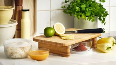 IKEA Has Created the Most Useful Cutting Board I've Ever Seen – it Saves Counter Space and Doubles as a Table Centerpiece and Antipasti Platter