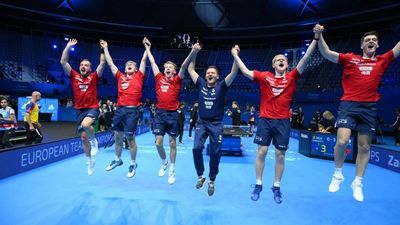 Lebrun brothers shine as France claim European team table tennis crown