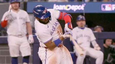Vladimir Guerrero Used a Broken Bat to Hit a Ball Three Times on One Swing