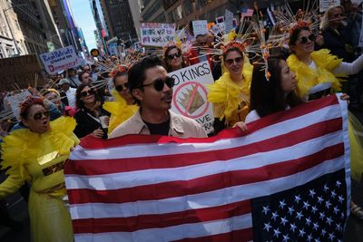 Trump reposts AI-generated video of plane dumping sludge on No Kings protesters