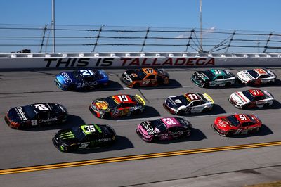 27 different drivers led the Talladega Cup race, nearly toppling NASCAR record