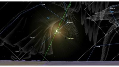 New moon of October 2025 hides red star Antares for some lucky stargazers tonight