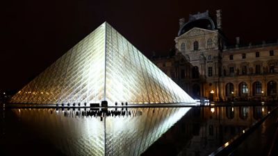 The talk of the town is the Louvre robbery