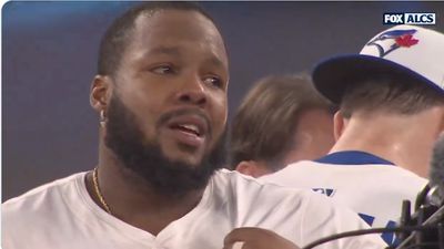 Vladimir Guerrero Jr. Was So Emotional After Blue Jays Clinched World Series Berth